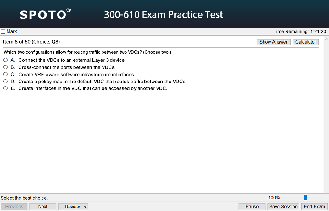 300-610 Latest Test Experience